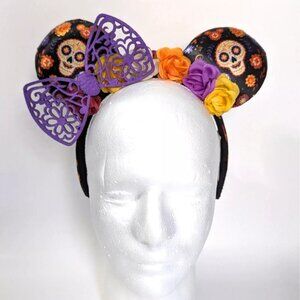 Disney Exclusive 2019 Pixar Dia de los Muertos Coco Minnie Ears Headband
